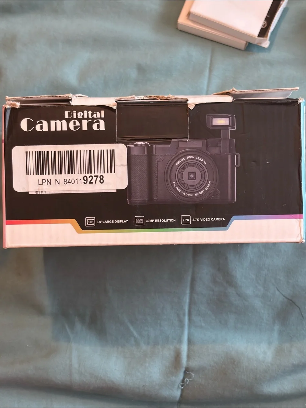 Digital Camera 2.7k Digital Zoom Lens 4x|2 Lithium Batteries|No SD Card|Works!